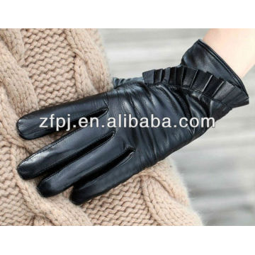 Guantes de cuero de moda del invierno de la alta calidad del estilo de la manera